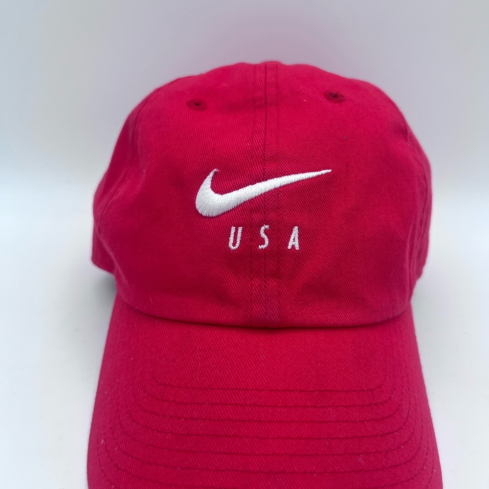 Nike Team‎ USA Red Adjustable Hat One Size Olympic Cap